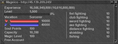 Signature for player Mageico