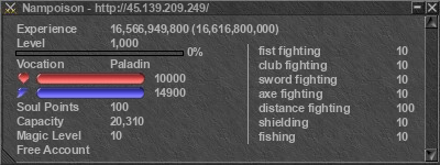 Signature for player Nampoison